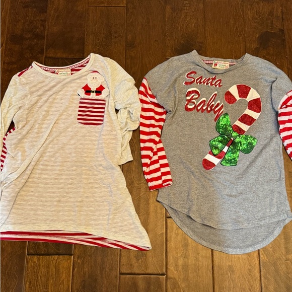 Cute set of Christmas shirts from Dillards - Picture 1 of 10